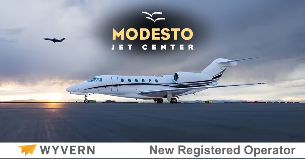 Modesto Jet Joins the Charter Industry as a New Wyvern Registered Operator image